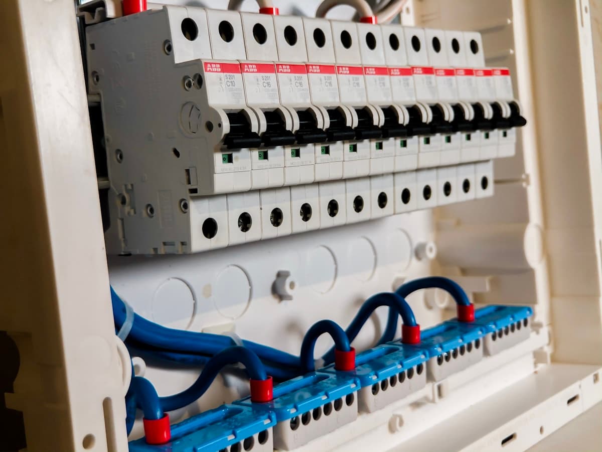 An electrical consumer unit and fuse box